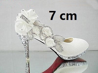 glitter gorgeous evening party crystal floral high heels