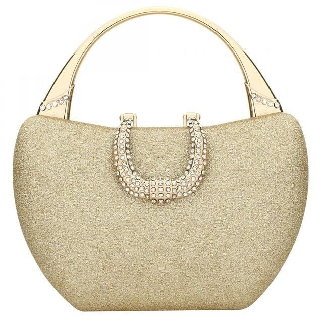 sparkling shoulder envelope party handbags gold