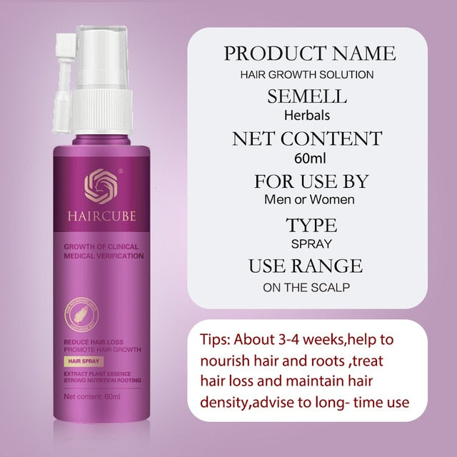 haircube organic essence oil hair growth treatment yfy023-60ml