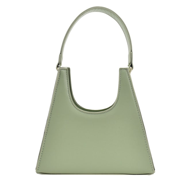 handbags for women alligator grain armpit bag vintage small triangle clutch pouch french style shoulder bag lady crossbody bags green shoulder bag