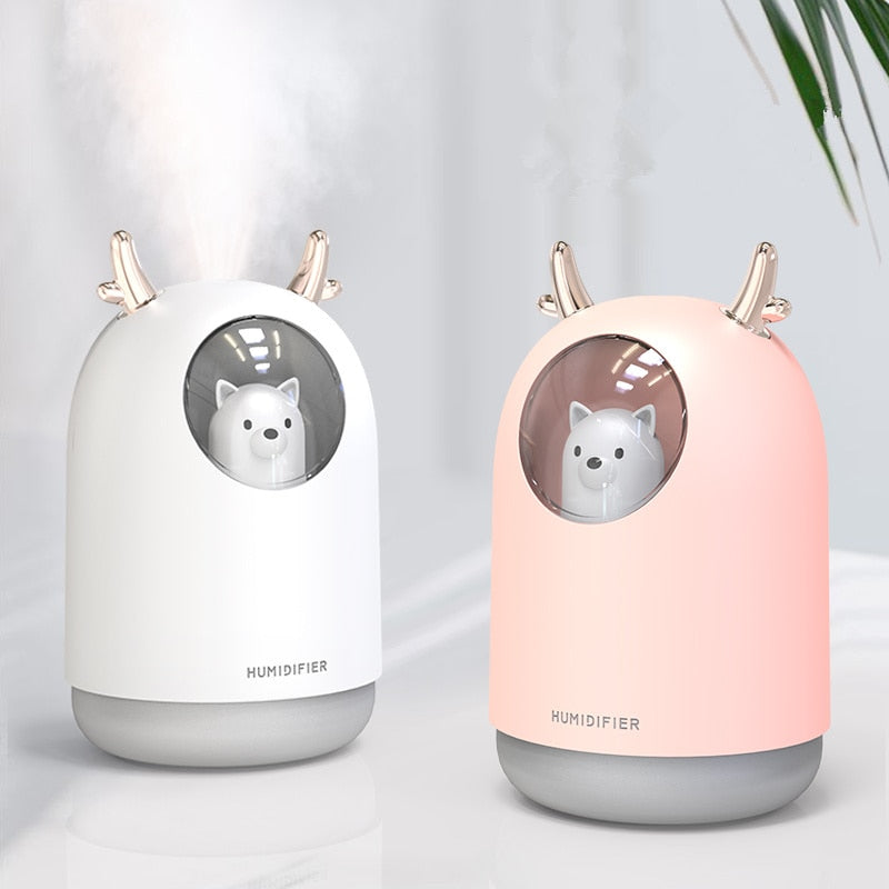 romantic usb humidifier 300ml ultrasonic cool mist diffuser