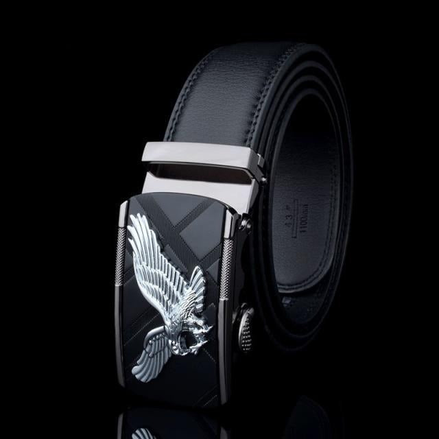 designer leather men waist belt