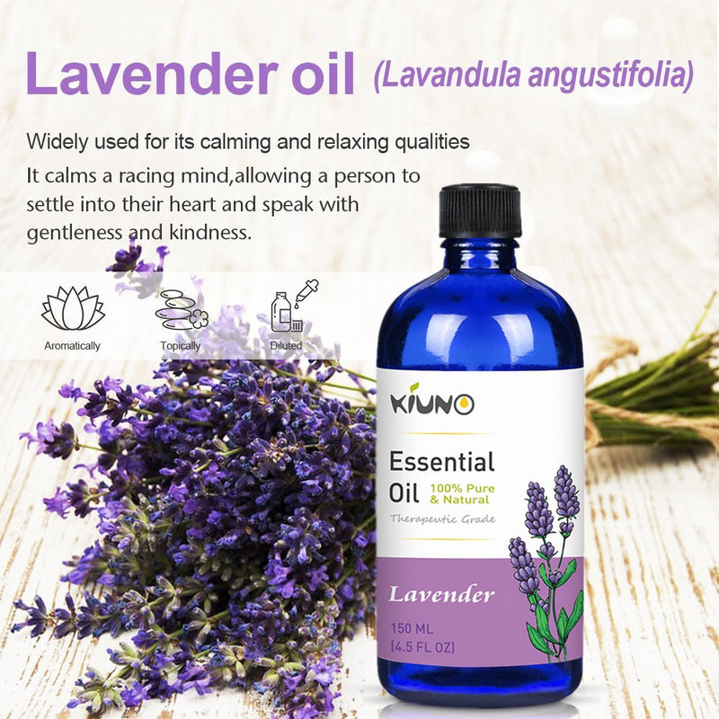organic lavender essential oil aromatherapy 100% pure 150ml