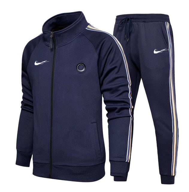 casual sweatshirts tracksuit men sport suit