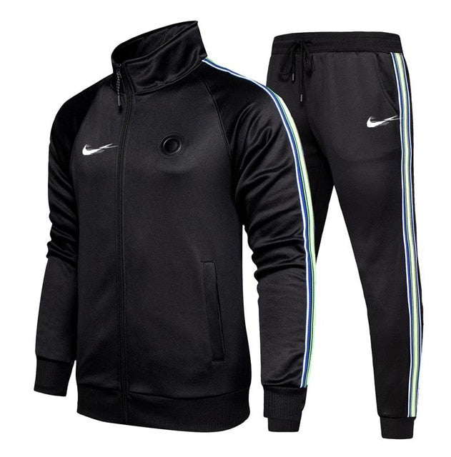 casual sweatshirts tracksuit men sport suit