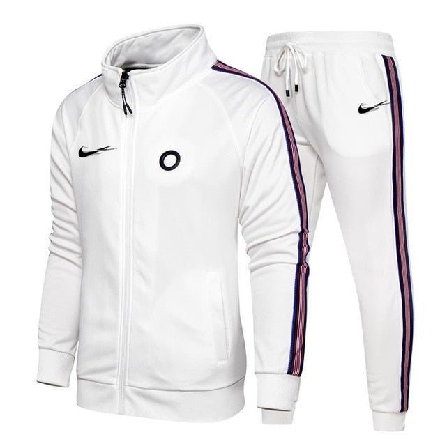 casual sweatshirts tracksuit men sport suit