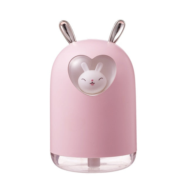 lovely rabbit air humidifier 300ml pink