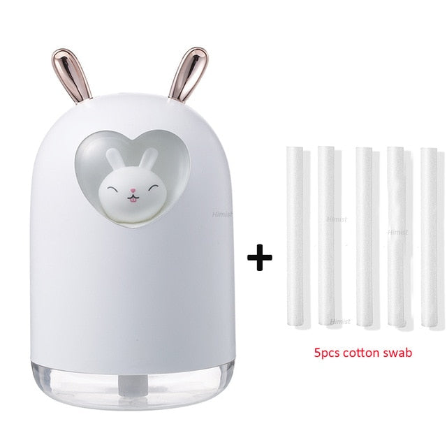 lovely rabbit air humidifier 300ml white and 5 filters
