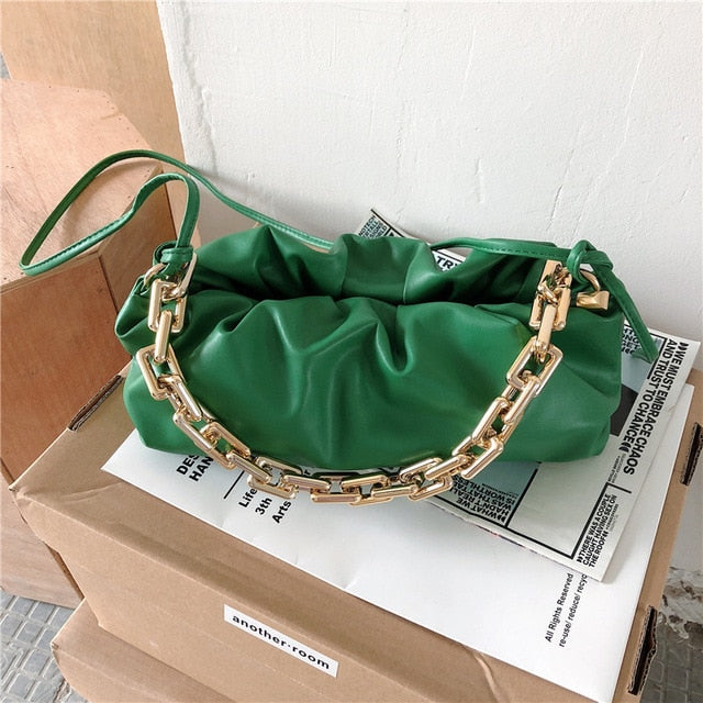 luxury day clutches hobos bag for women green