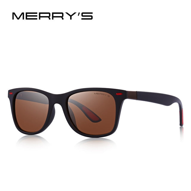 merrys design men classic retro rivet polarized sunglasses c05 brown