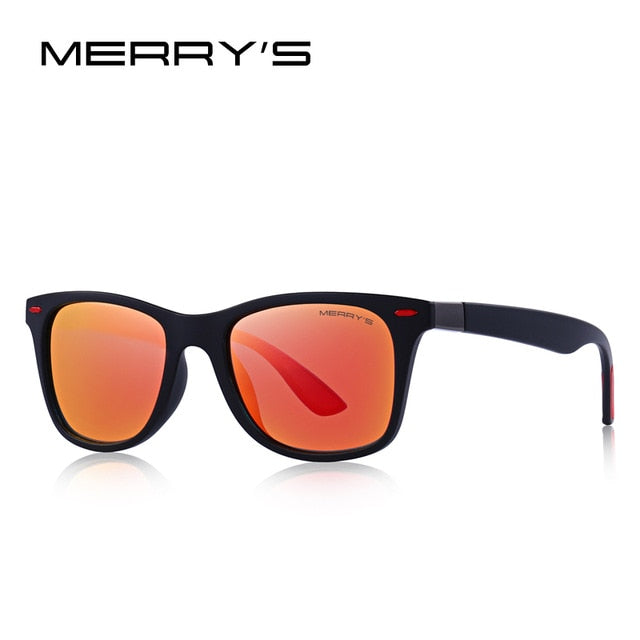merrys design men classic retro rivet polarized sunglasses c07 red mirror