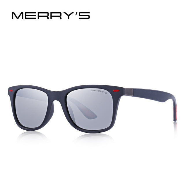 merrys design men classic retro rivet polarized sunglasses c09 silver