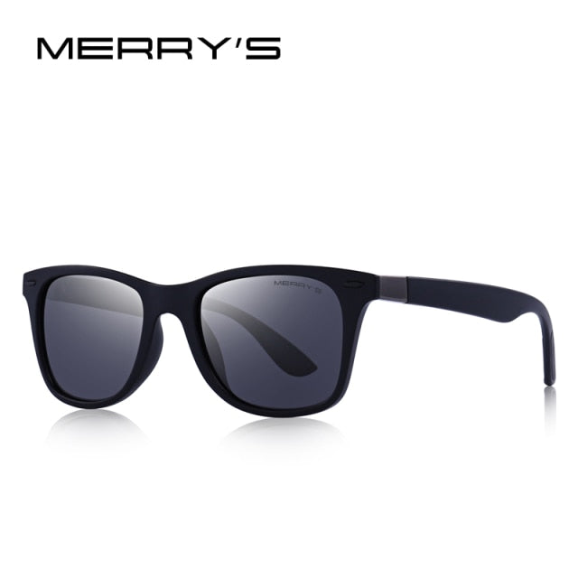 merrys design men classic retro rivet polarized sunglasses c01 black