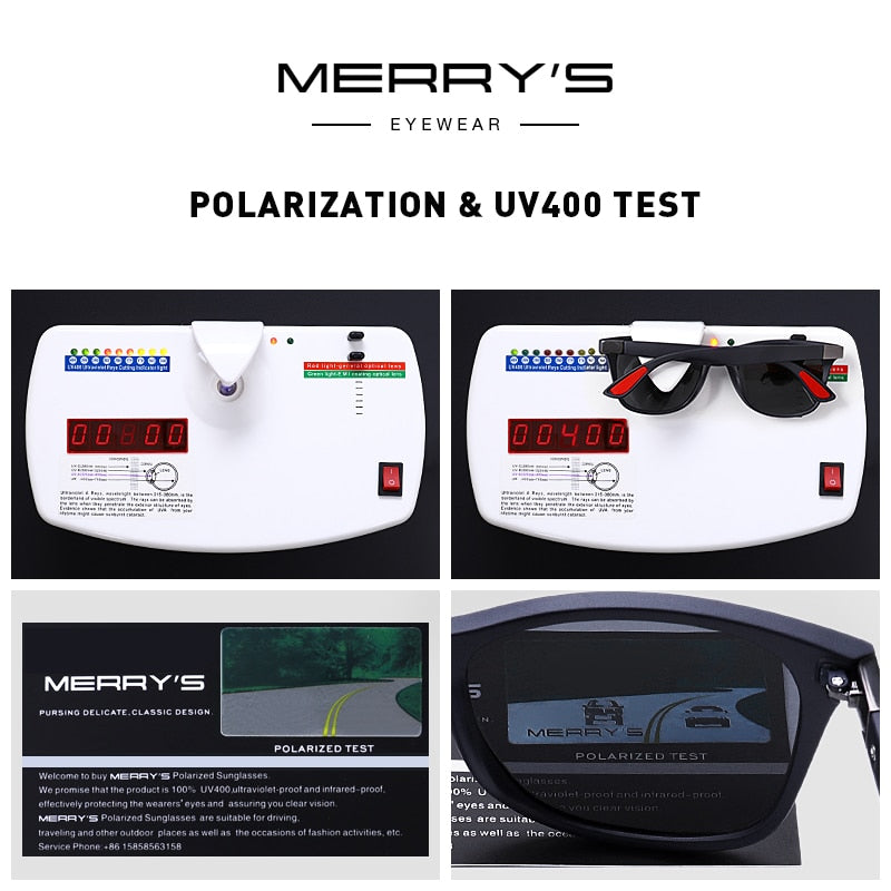 merrys design men classic retro rivet polarized sunglasses