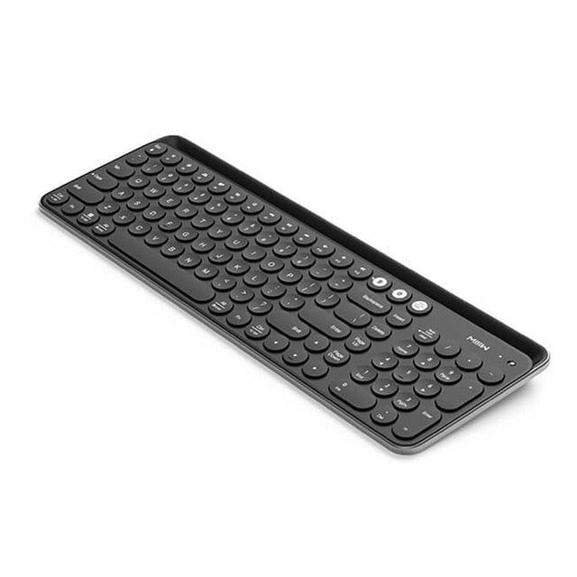 miiiw bluetooth dual mode keyboard 104 keys 2.4ghz multi system black