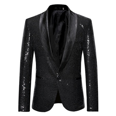 men new gold silver sequin shiny blazers suit jacket men fashion night club dj stage performances wedding party jacket