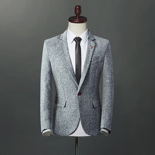 men wedding blazers slim fit suits coat male business casual formal party dress blazer jacket