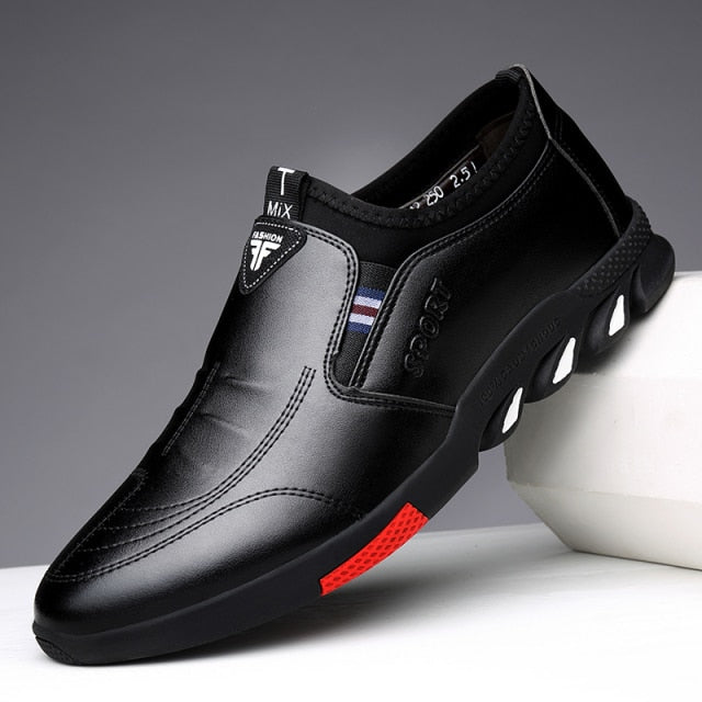 summer new non-slip casual business soft bottom breathable all-match men's leather shoes