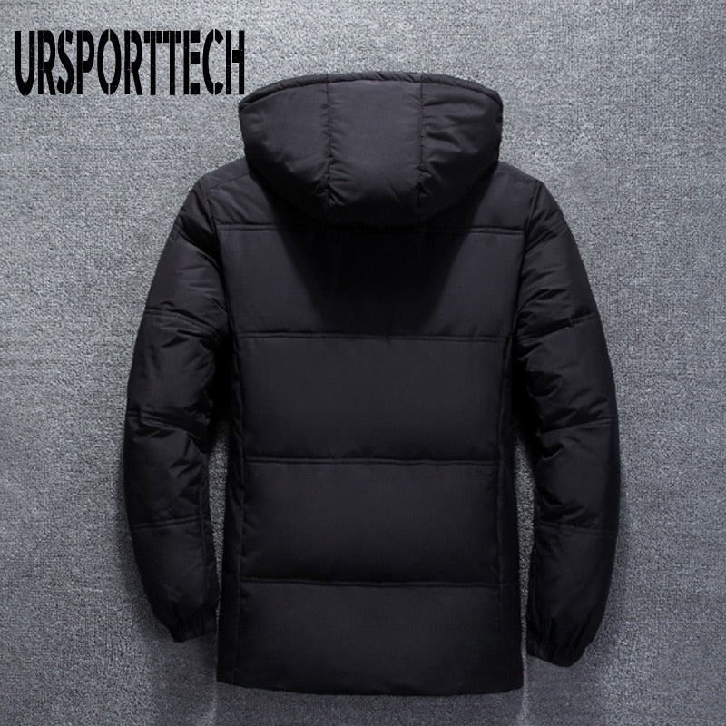 high quality white duck thick down snow parkas winter jacket