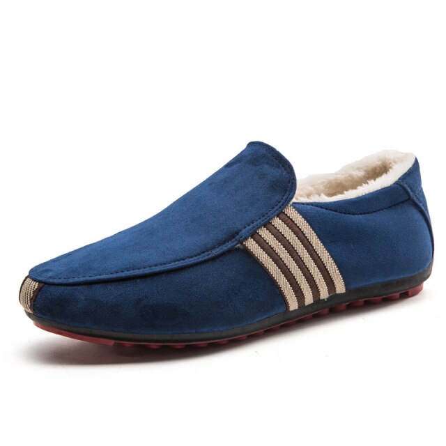 outdoor warm men casual moccasin loafers