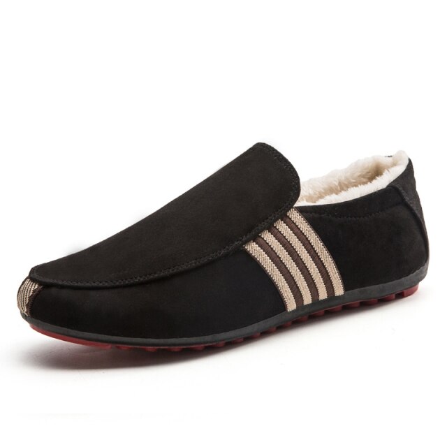 outdoor warm men casual moccasin loafers