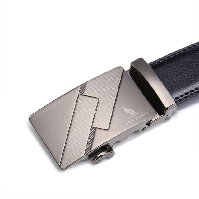 san vitale luxury leather strap fancy men waist belt