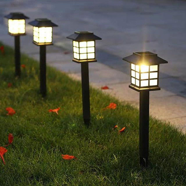 solar lawn lamps pathway lights for garden landscape path yard patio driveway walkway