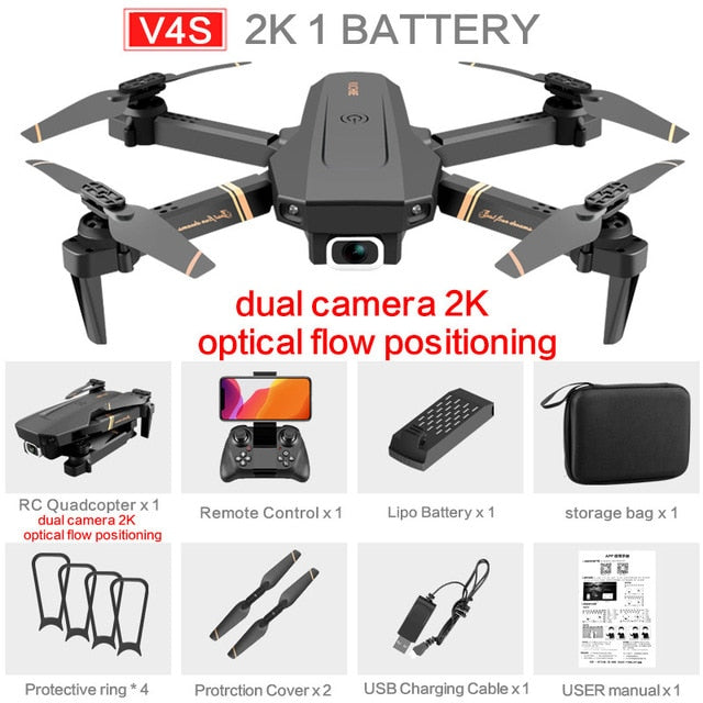 v4 rc drone 4k hd wide angle dual camera 1080p wifi 2k-dual camera-1b