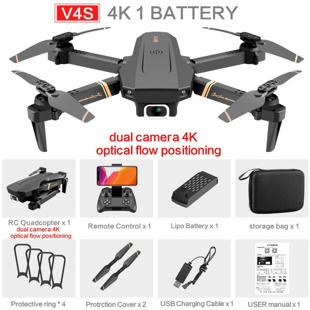 v4 rc drone 4k hd wide angle dual camera 1080p wifi 4k-dual camera-1b
