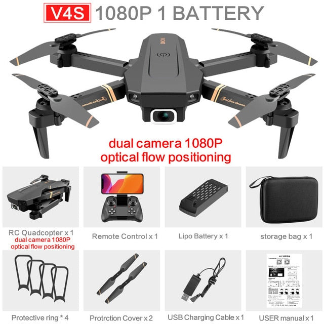 v4 rc drone 4k hd wide angle dual camera 1080p wifi 1080p-dual camera-1b