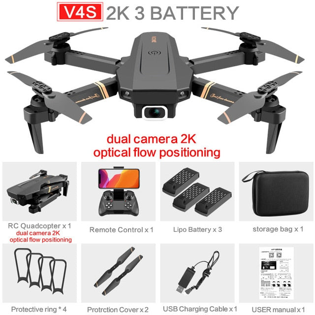 v4 rc drone 4k hd wide angle dual camera 1080p wifi 2k-dual camera-3b