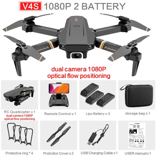 v4 rc drone 4k hd wide angle dual camera 1080p wifi 1080p-dual camera-3b