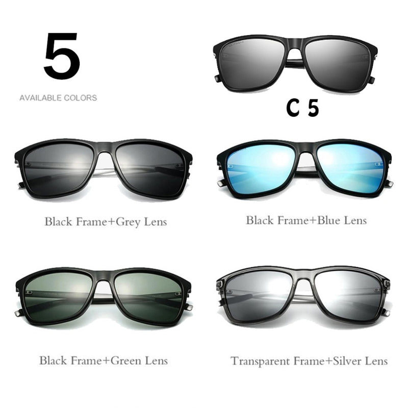 unisex retro aluminum tr90 polarized sunglasses