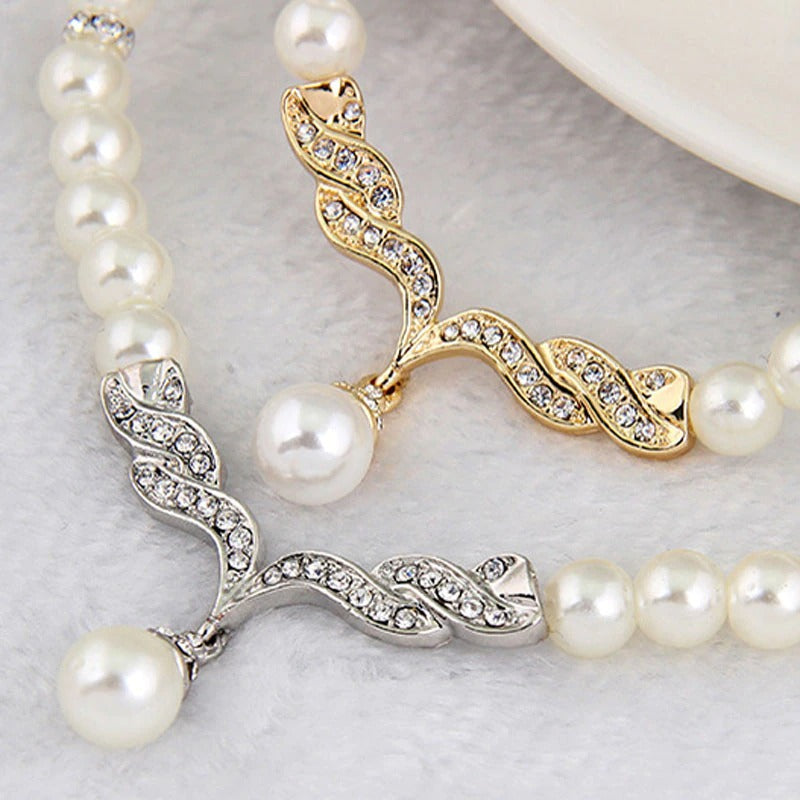 wedding bridal creative pearl jewelry