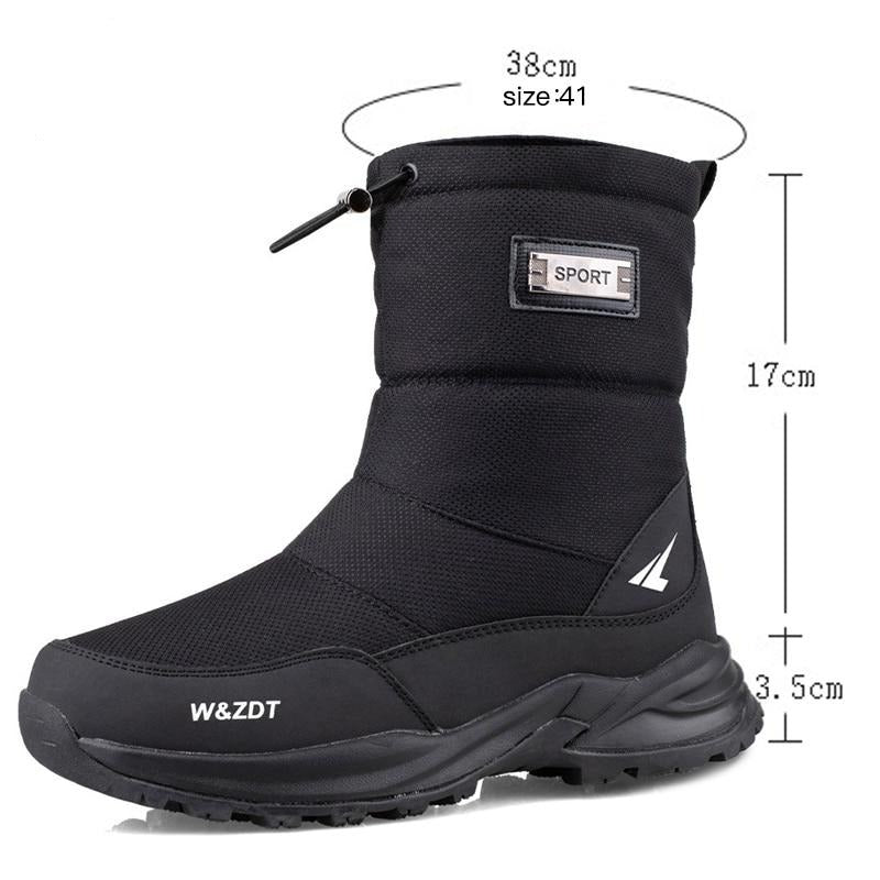 non slip outdoor travel winter snow boots