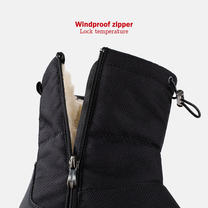 non slip outdoor travel winter snow boots