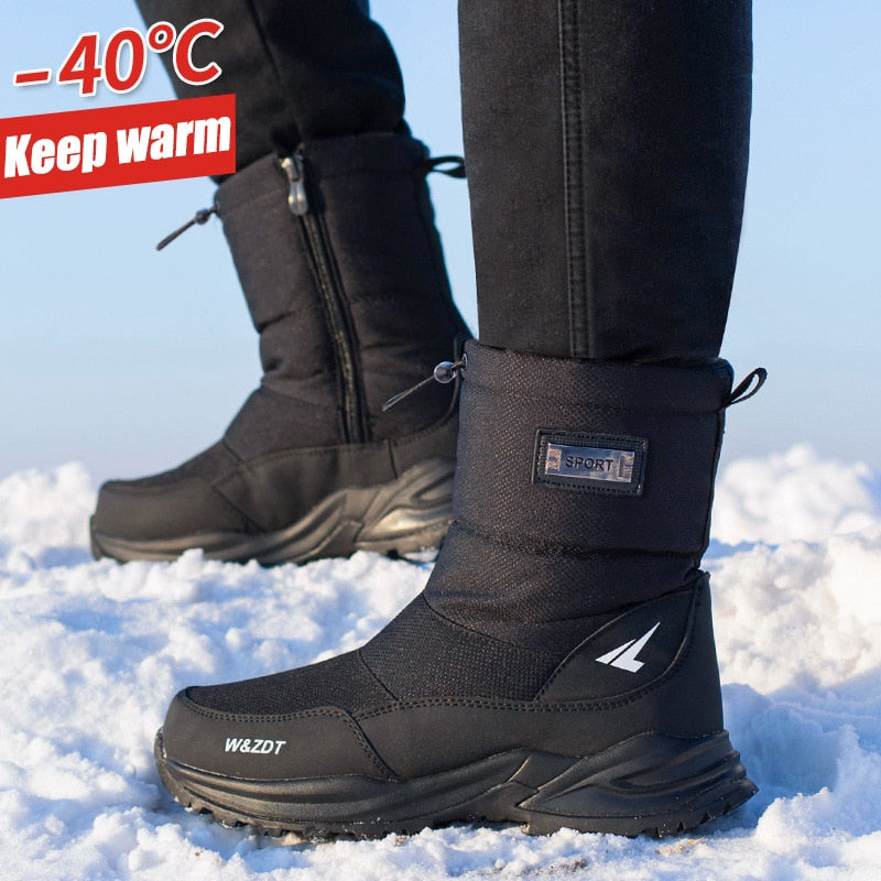 non slip outdoor travel winter snow boots