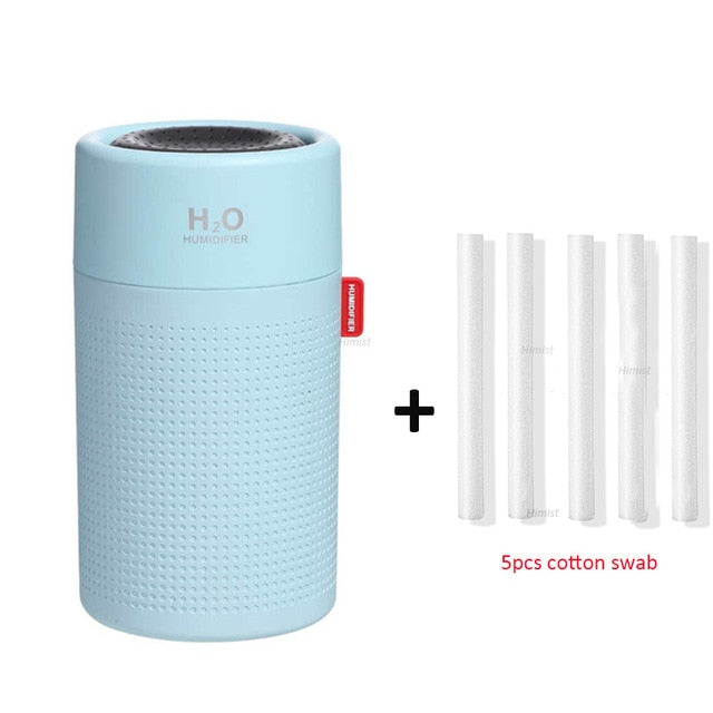 wireless air humidifier usb portable aroma diffuser 2000mah battery rechargeable 750ml blue 5 filter