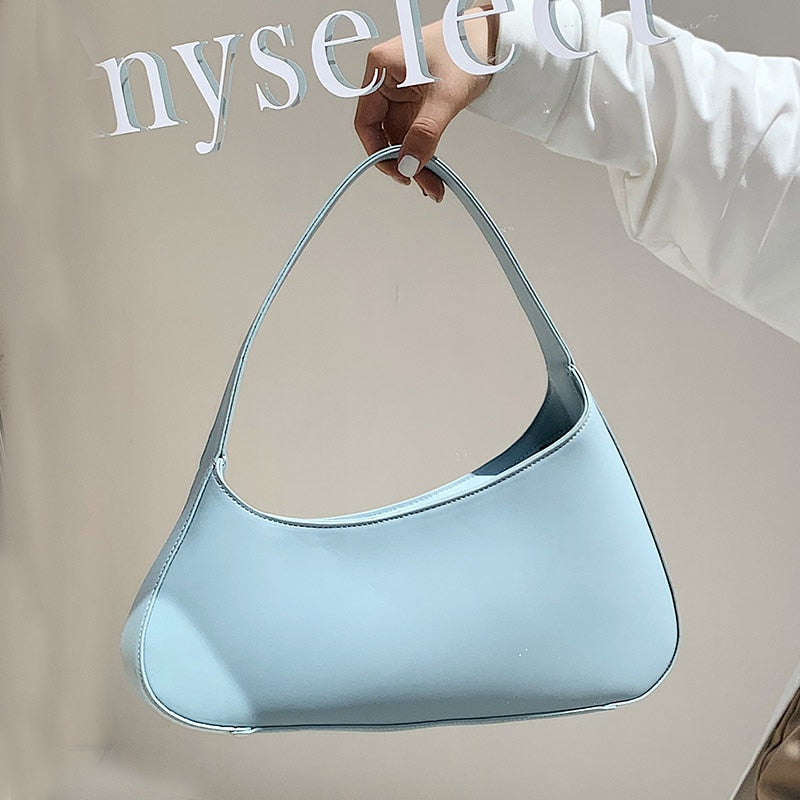 retro french subaxillary bag vintage minimalist small handbags ladies shoulder bag