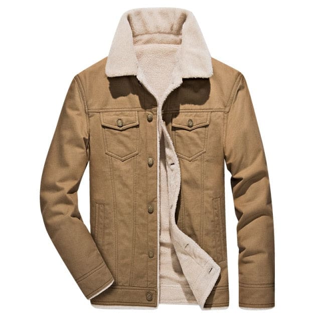 army style winter thick warm men jacket