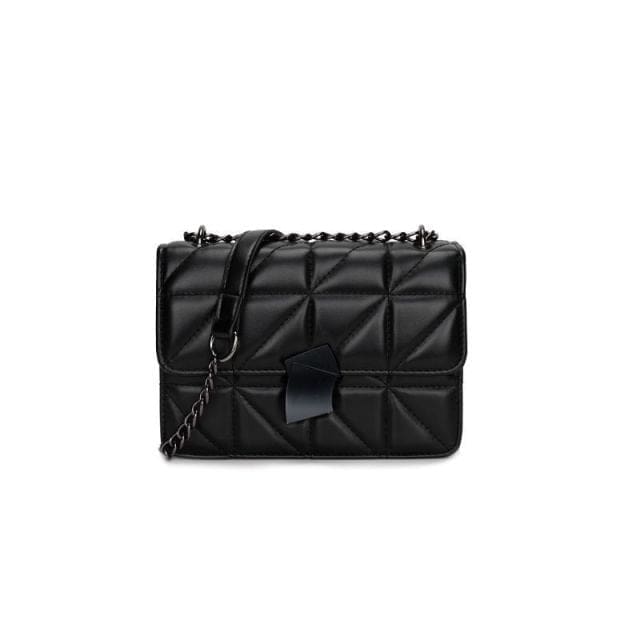 Brand Design Luxury Rhombic Crossbody Women Handbags Black HANDBAGS