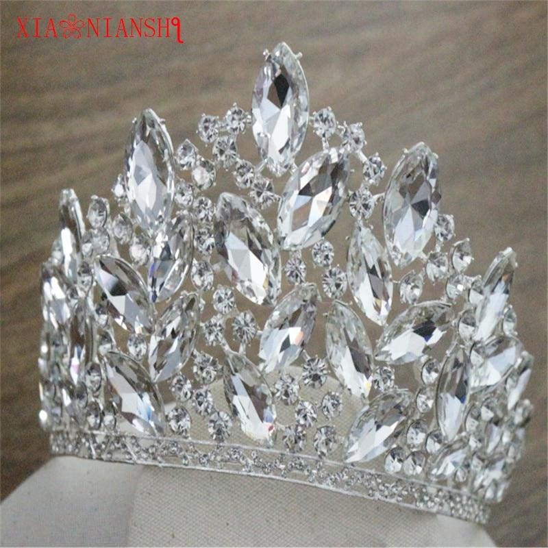 brand high-grade big crystal tiara