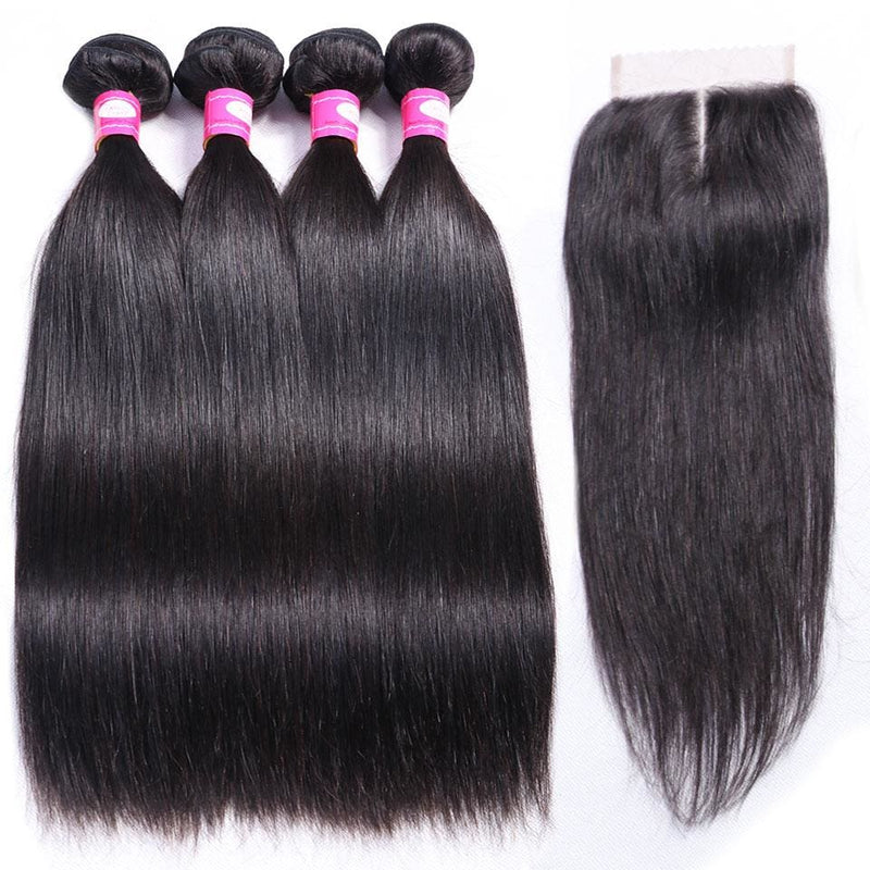 brazilian straight hair weave bundles