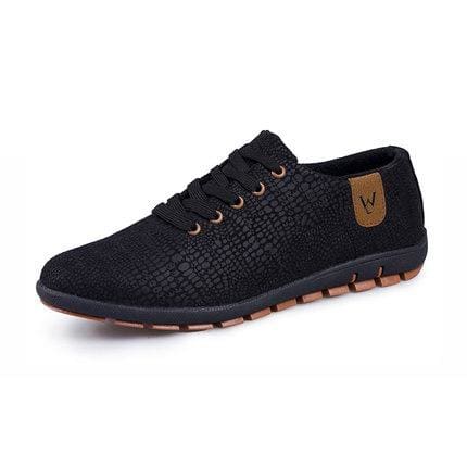 breathable men casual fashion low lace-up canvas shoes