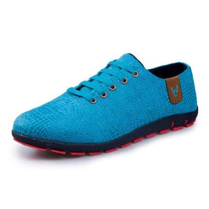 breathable men casual fashion low lace-up canvas shoes