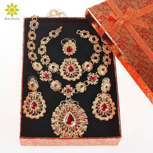 bridal jewelry set trendy necklace earrings bracelet set