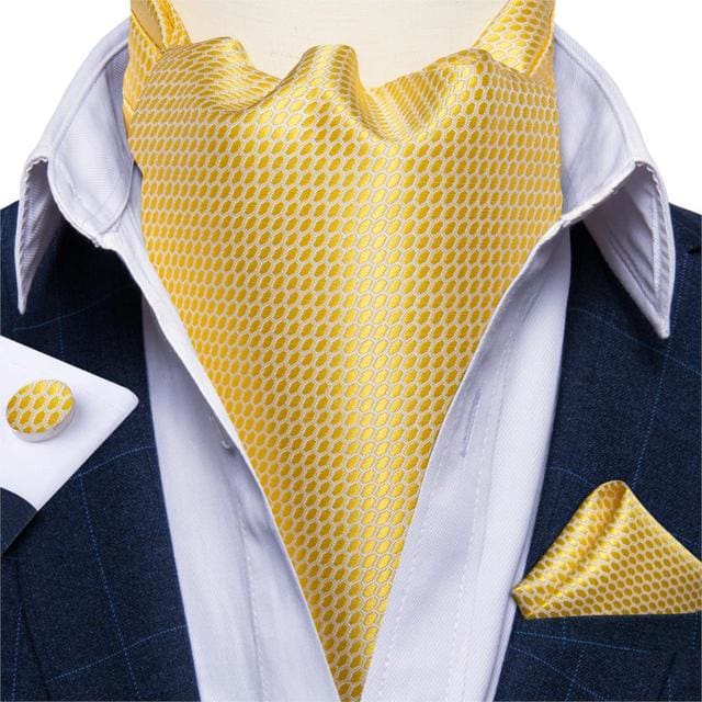 British Style Luxury Men Vintage Paisley Formal Cravat Tie Set ASC-2037 BOW TIE