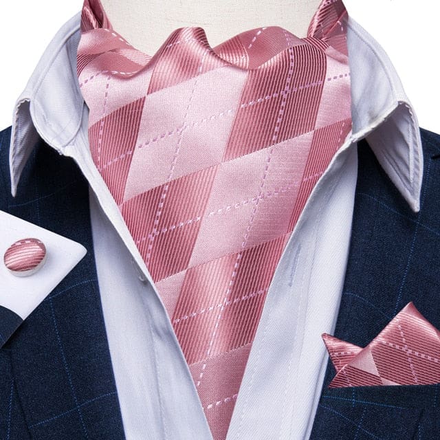 British Style Luxury Men Vintage Paisley Formal Cravat Tie Set ASC-2054 BOW TIE