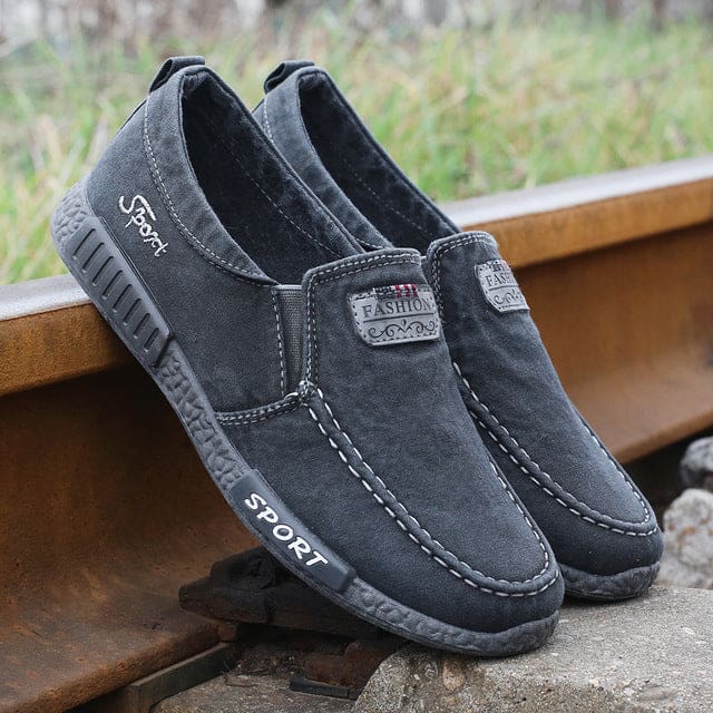 Canvas Shoes Denim Lace-Up Plimsolls Breathable Male Footwear C2 / 40 MEN SHOES