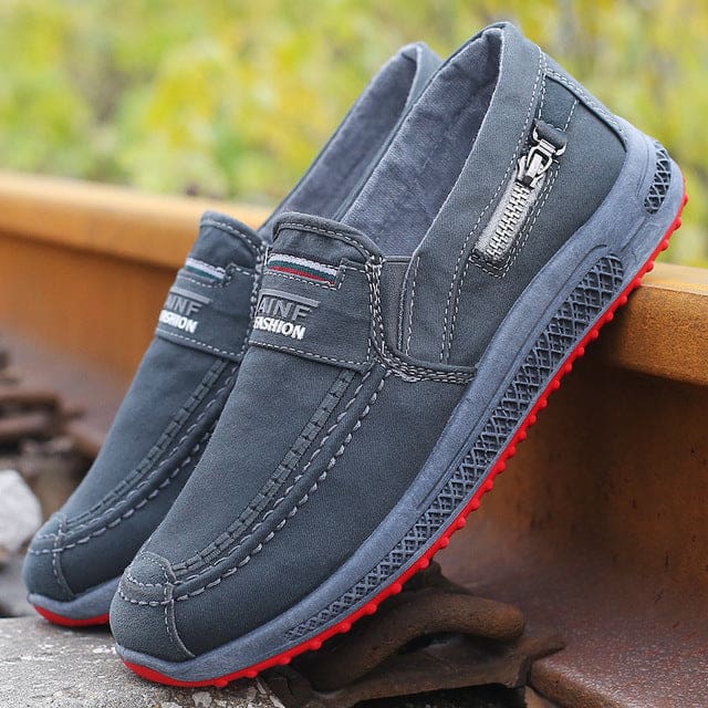 Canvas Shoes Denim Lace-Up Plimsolls Breathable Male Footwear i2 / 39 MEN SHOES